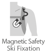 Magnetic Ski Fixation
