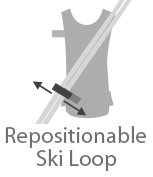 Repositionable Ski Loop